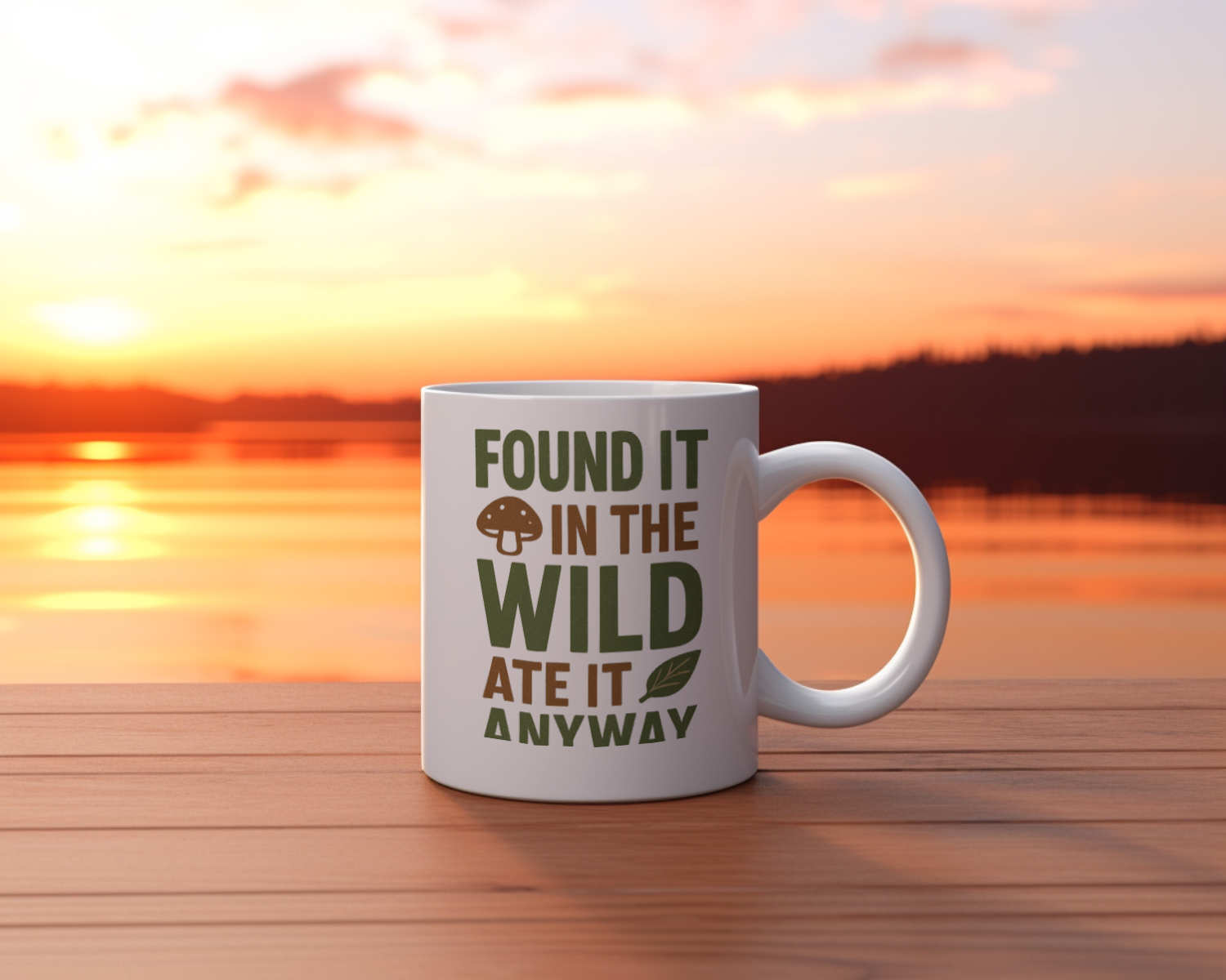 Forager Found It In The Wild Ate It Anyway Coffee Mug | Unique Gift | Ceramic Mug