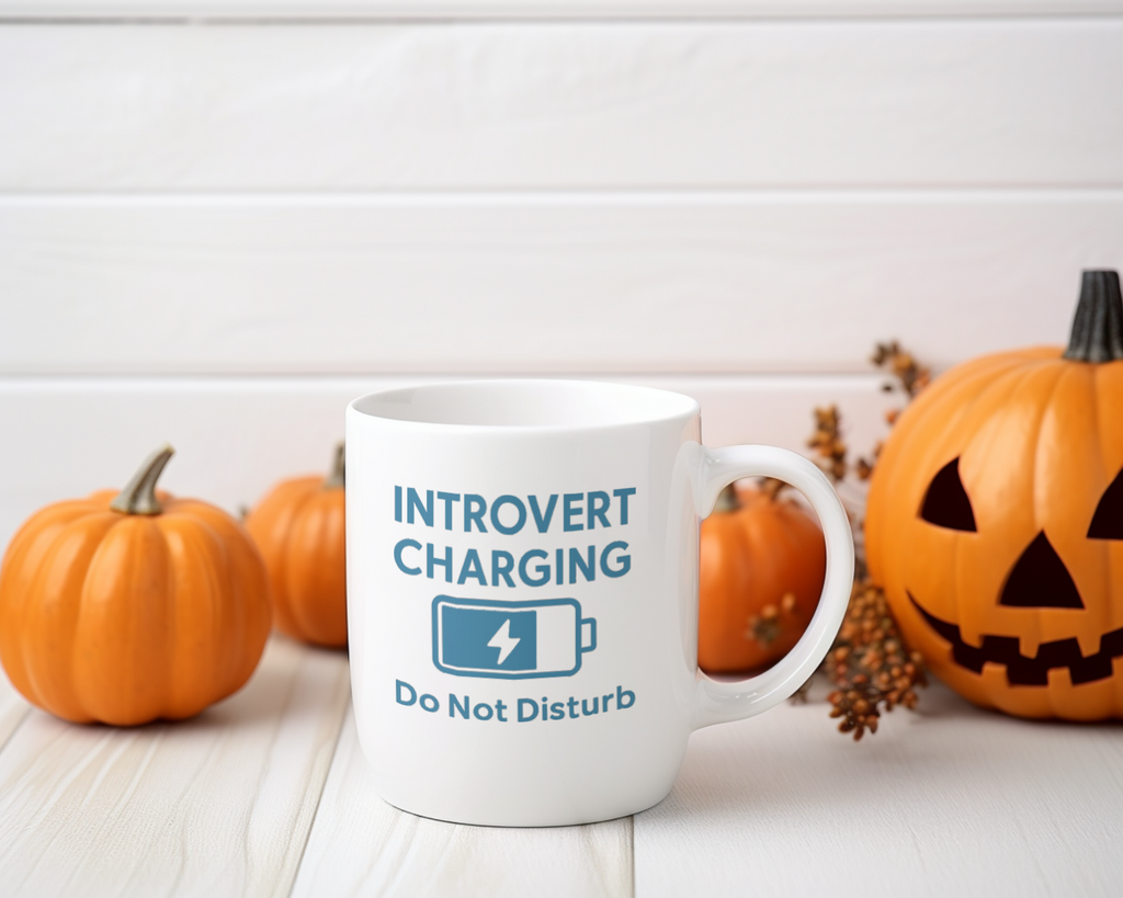 Introvert Charging Please Do Not Disturb Ceramic Mug