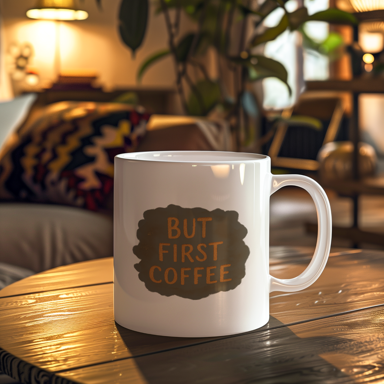 The Answer Is Always But First Coffee Coffee Mug | Funny Gift | Ceramic Mug