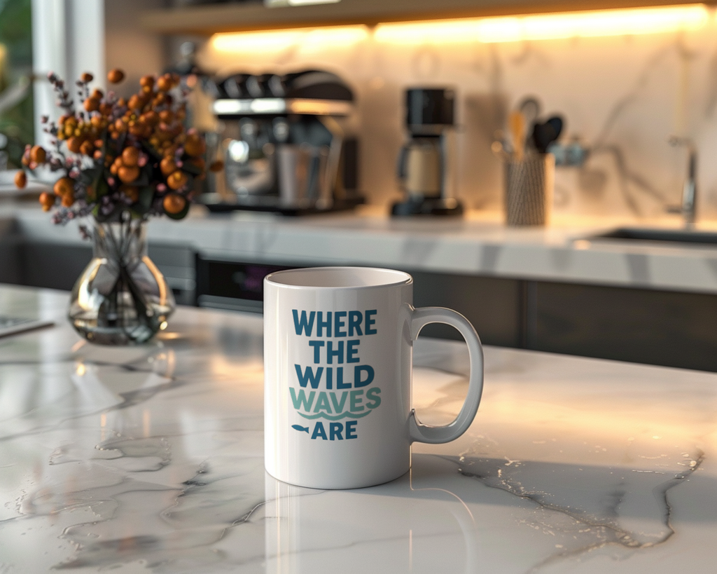 Marine Biologist Where The Wild Waves Are Coffee Mug | Unique Gift | Ceramic Mug