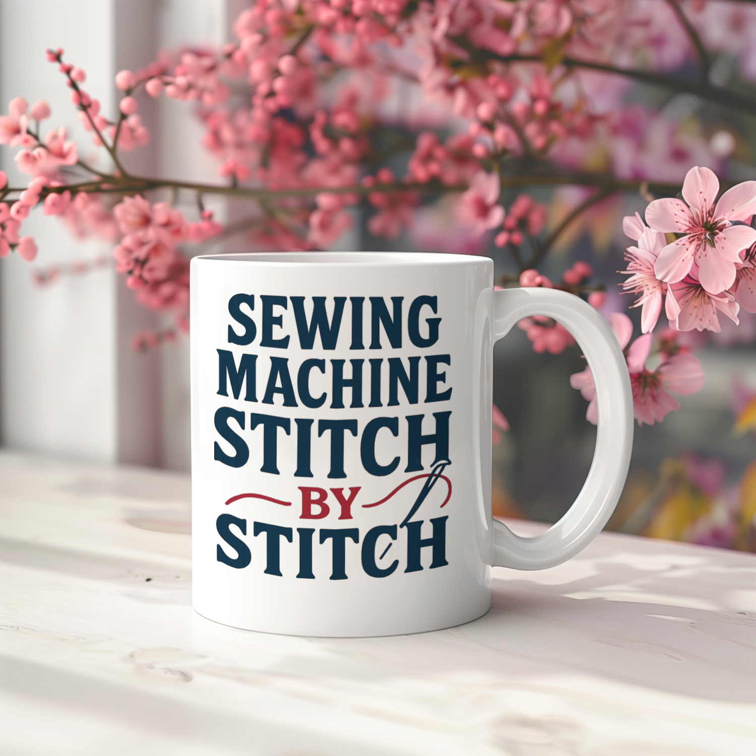 Sewing Machine Operator Stitch By Stitch Coffee Mug | Unique Gift | Ceramic Mug