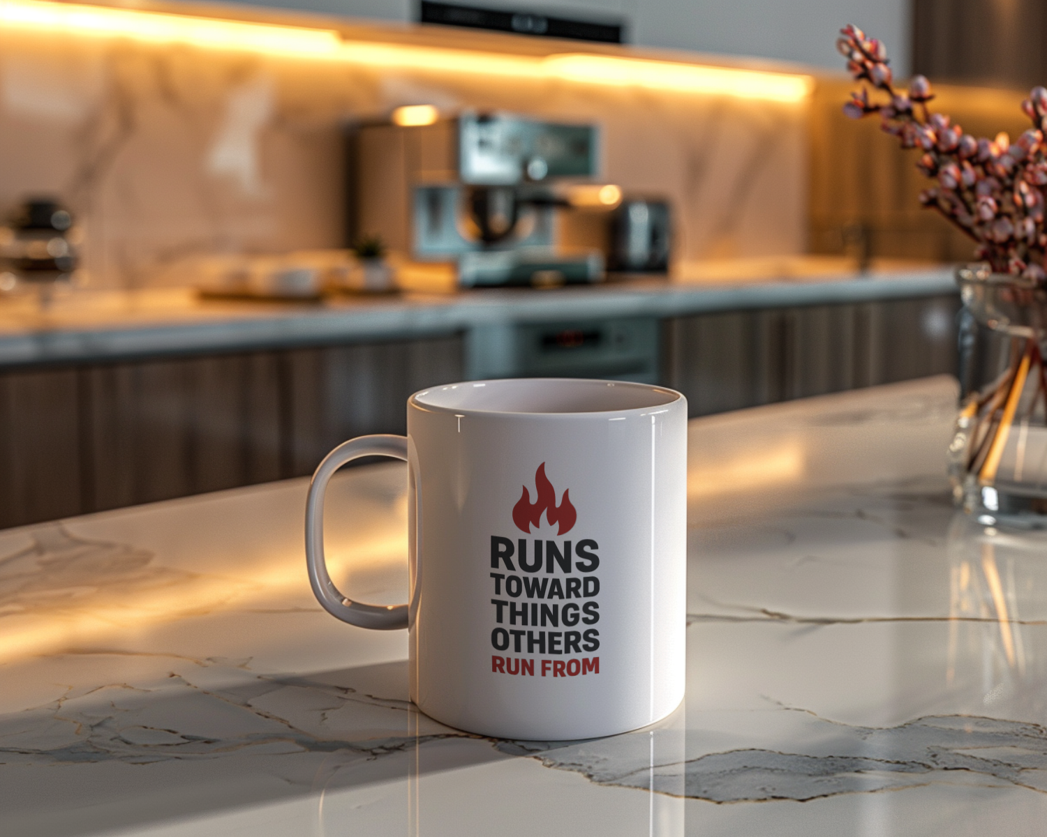 Firefighter Running Toward Things Normal People Run From Coffee Mug | Unique Gift | Ceramic Mug