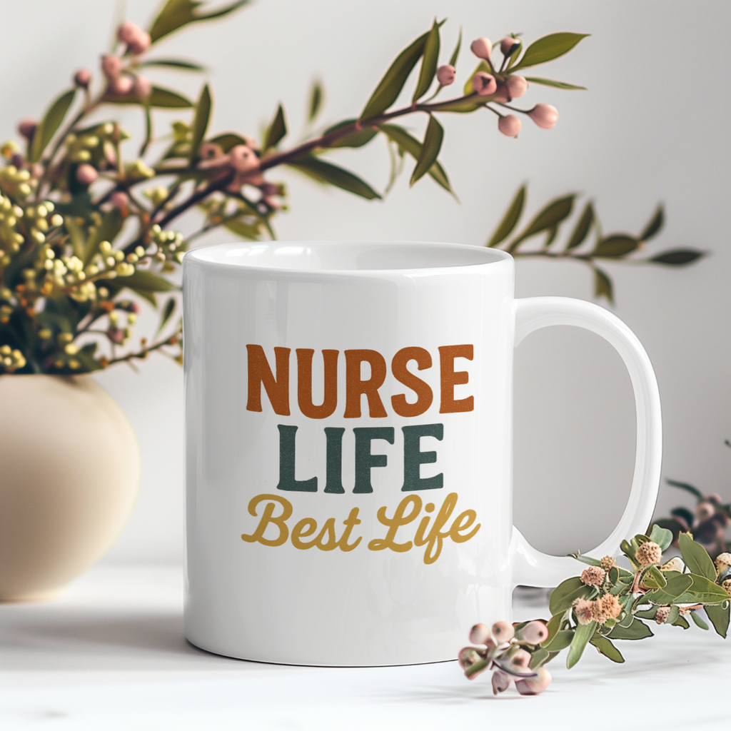 Nurse Life No Days Off Coffee Mug | Nurse Appreciation | Ceramic Mug