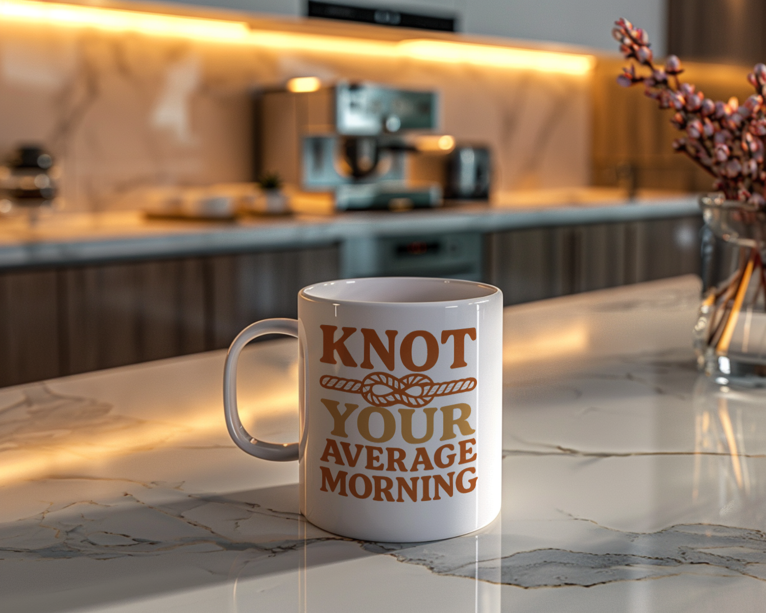 Macrame Artist Knot Your Average Morning Coffee Mug | Unique Gift | Ceramic Mug