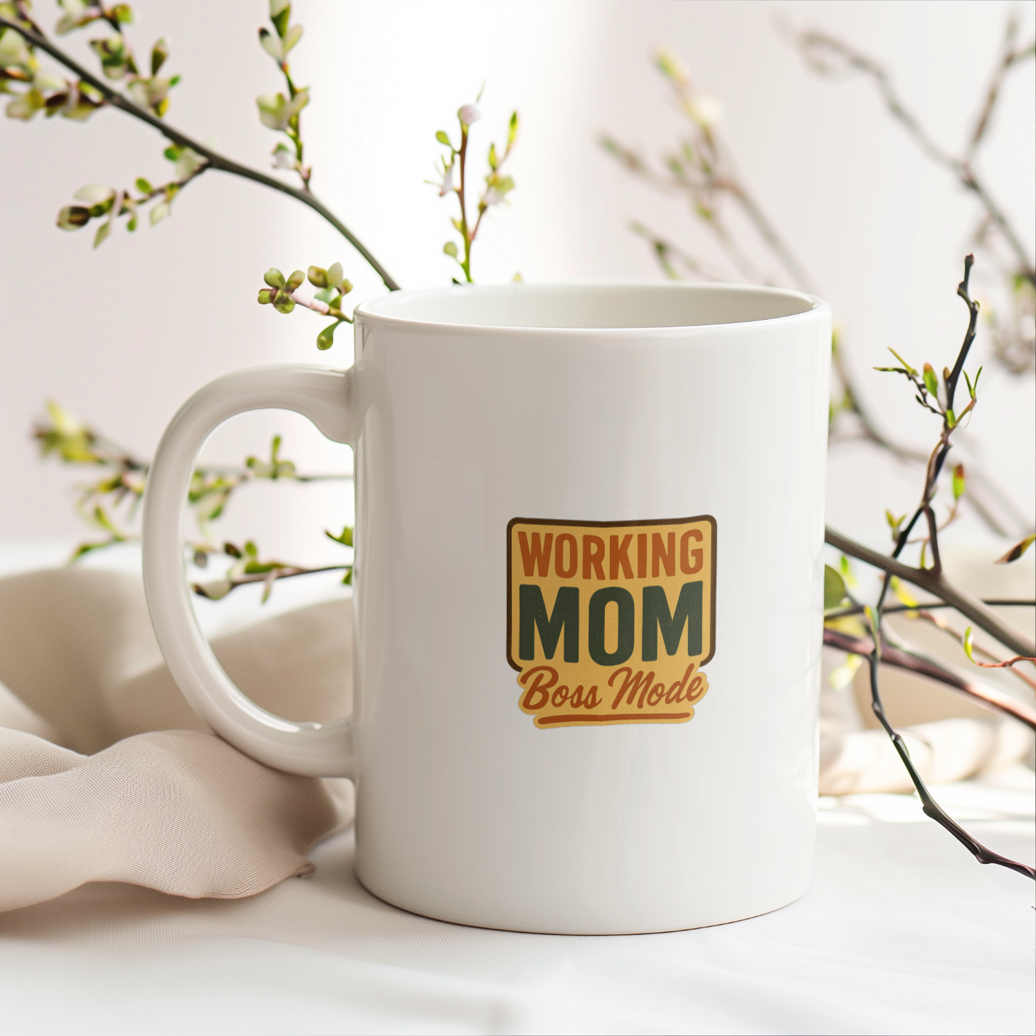 Working Mom Level Expert Coffee Mug | Funny Working Mom Gift | Ceramic Mug