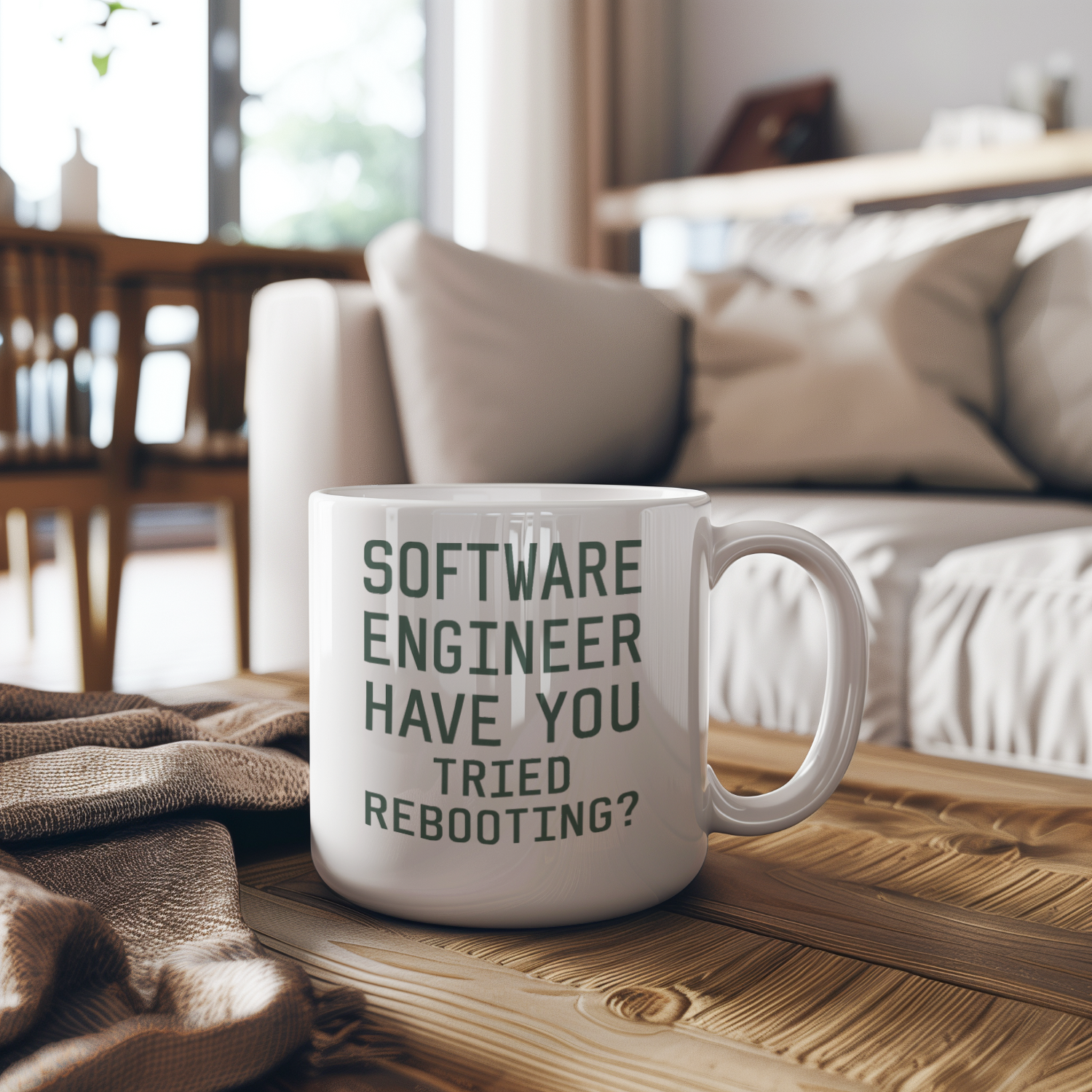 Software Engineer Please Reboot Coffee Mug | Unique Gift | Ceramic Mug
