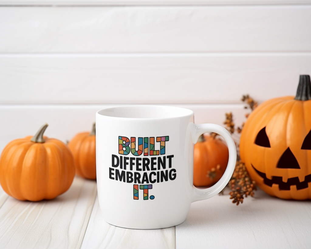 Sensory Processing Warrior Built Different Embracing It Coffee Mug | Unique Gift | Ceramic Mug