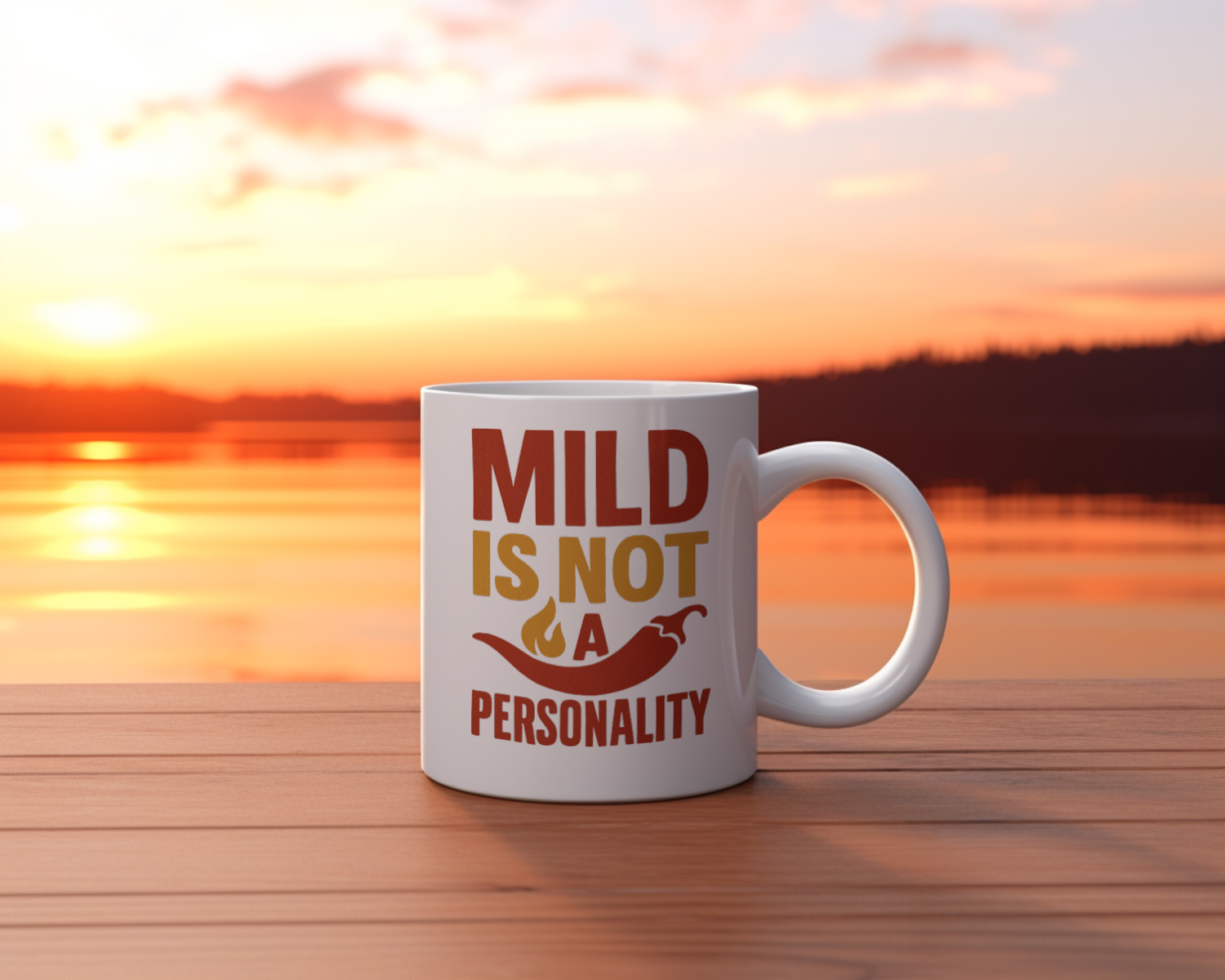 Hot Sauce Collector Mild Is Not A Personality Coffee Mug | Unique Gift | Ceramic Mug