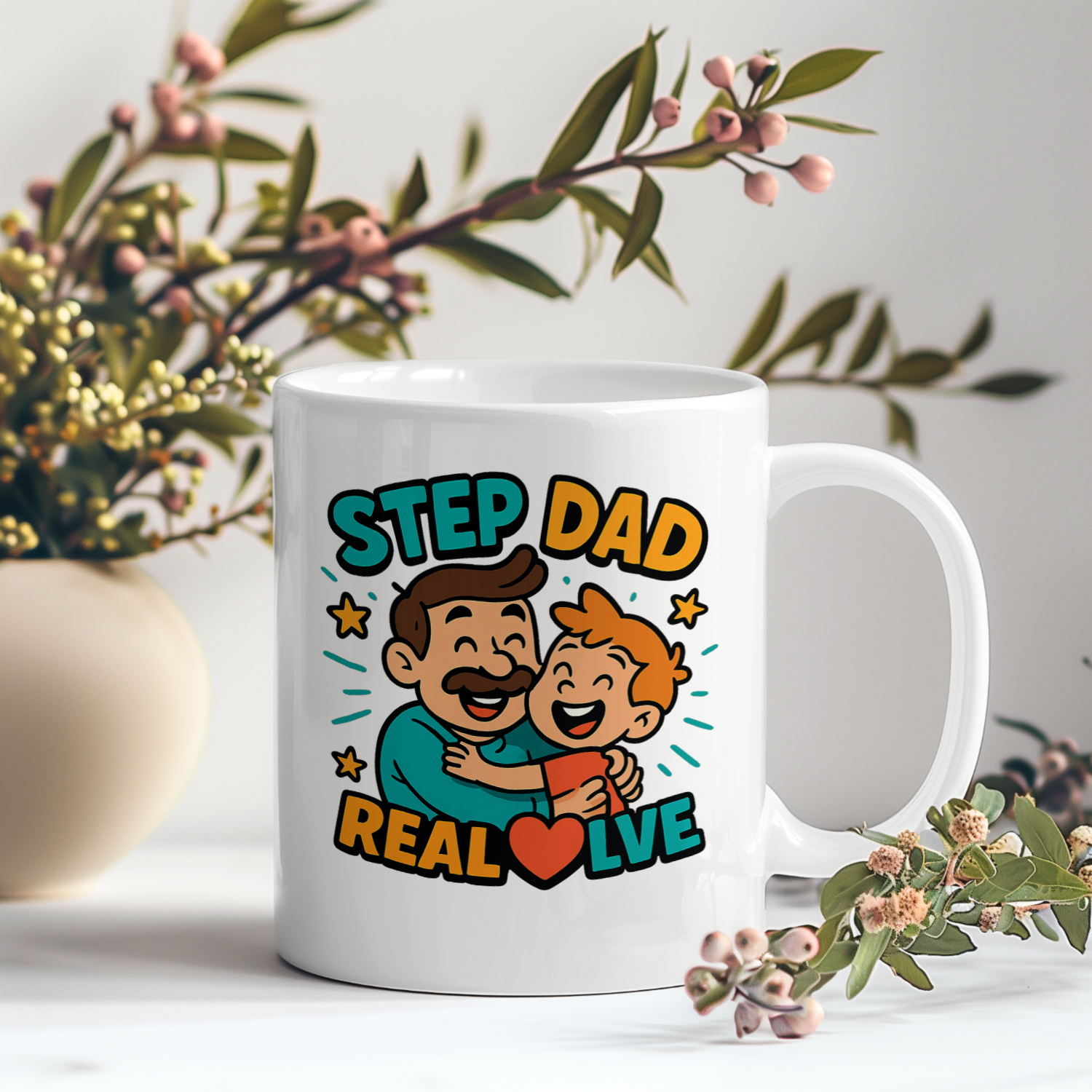 World Greatest Stepdad Coffee Mug | Stepdad Gift | Ceramic Mug