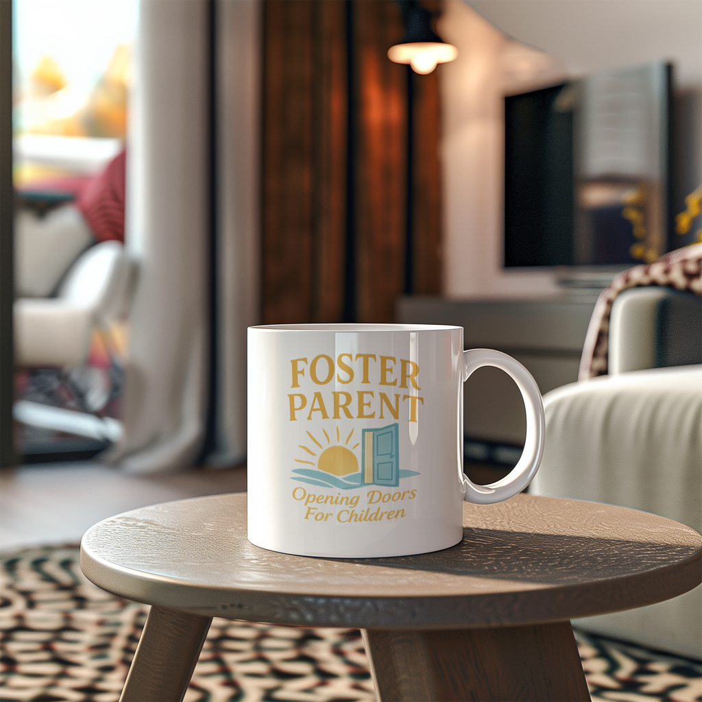 Foster Parent Opening Doors For Children Ceramic Mug