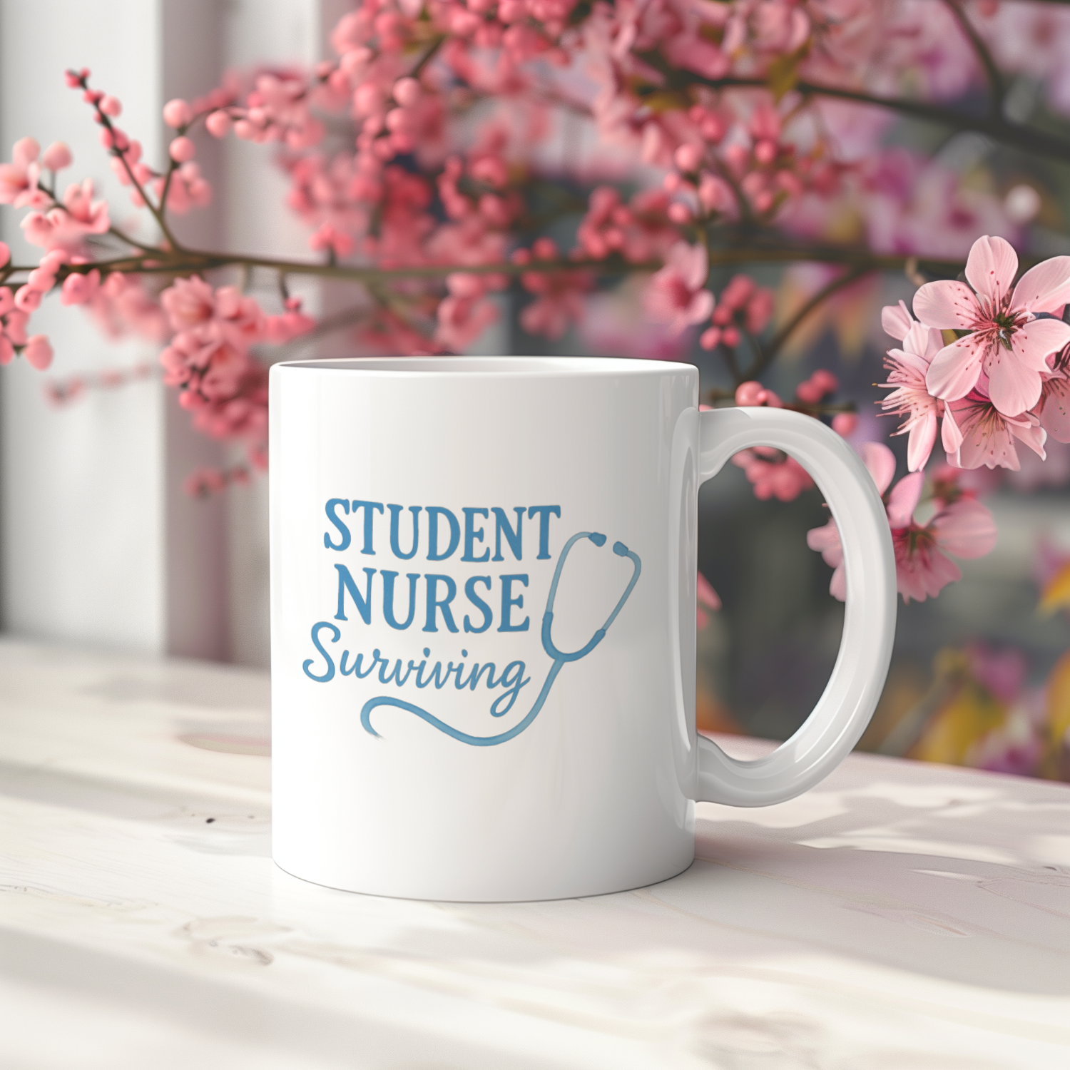 Nursing Student Send Coffee And Prayers Coffee Mug | Funny Student Nurse Gift | Ceramic Mug