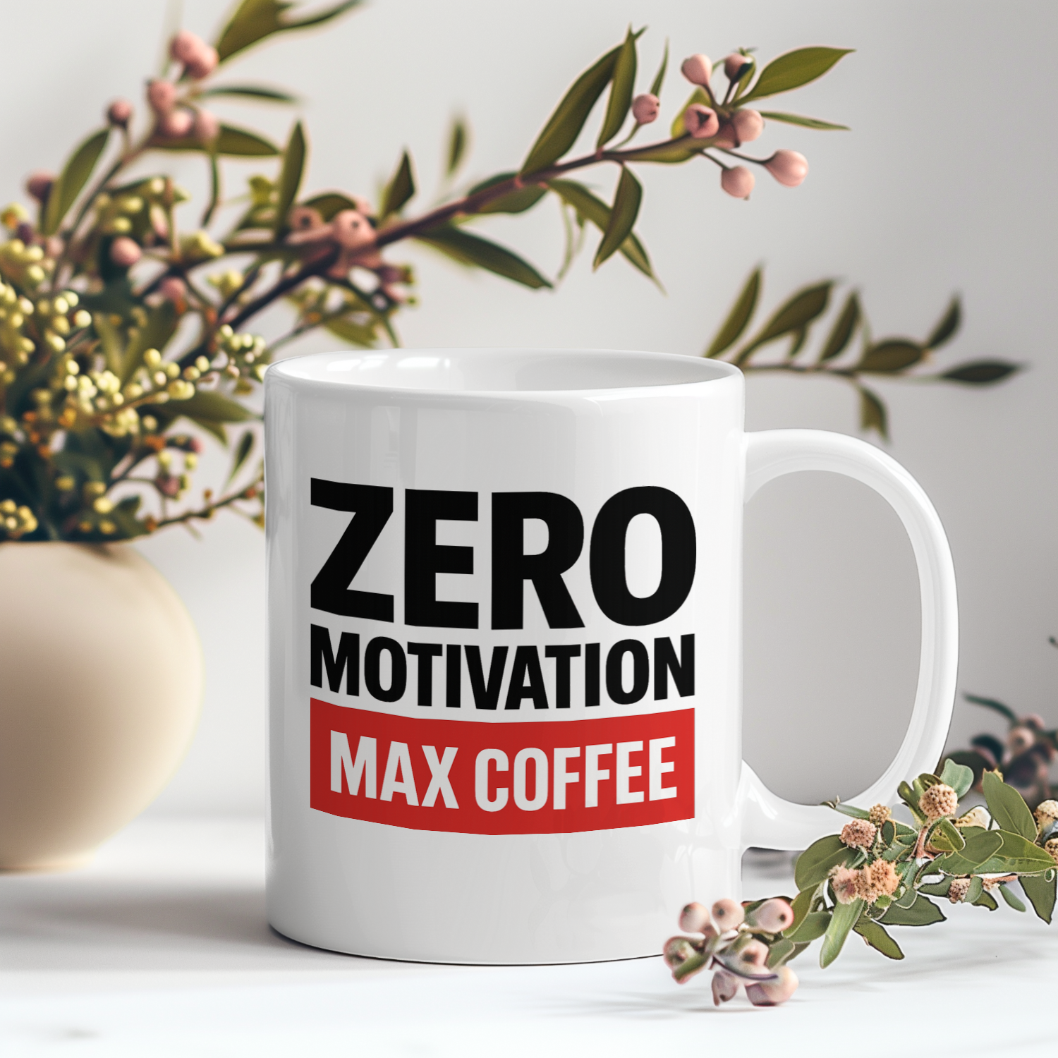 Low Motivation High Standards Somehow Coffee Mug | Funny Humor Gift | Ceramic Mug