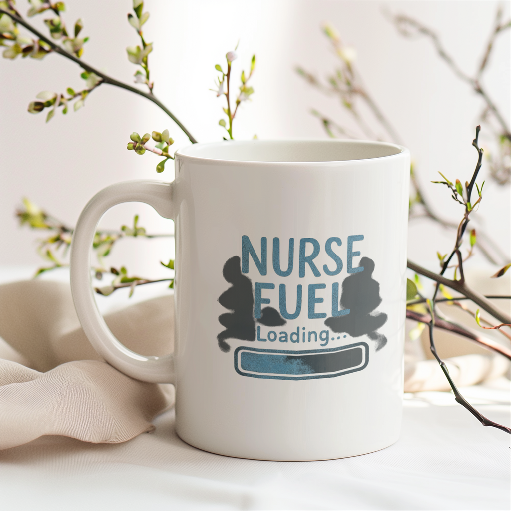 Nurse Fuel Activated All Systems Go Coffee Mug | Funny Nurse Coffee Gift | Ceramic Mug