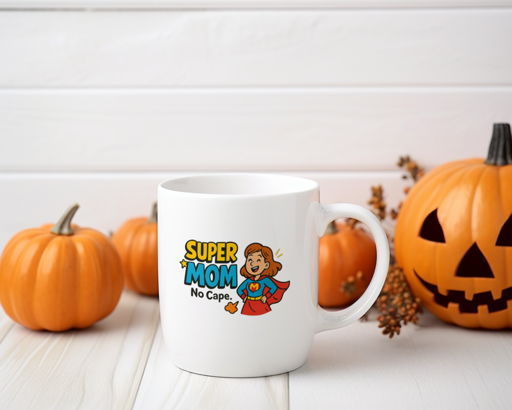 Supermom Tired But Unstoppable Coffee Mug | Funny Mom Gift | Ceramic Mug