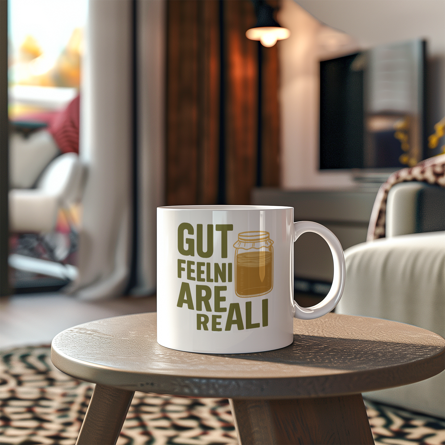 Kombucha Brewer Gut Feelings Are Real Coffee Mug | Unique Gift | Ceramic Mug