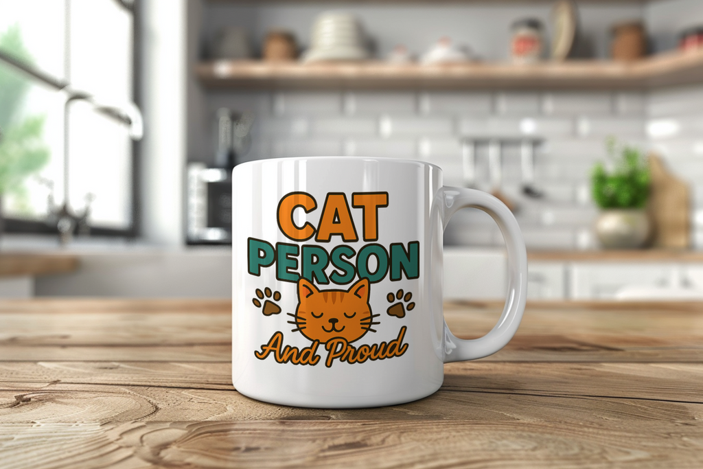 Cat Person Loading Please Wait Coffee Mug | Funny Cat Lover Gift | Ceramic Mug