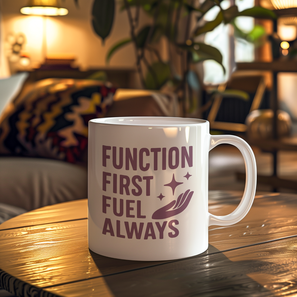 Occupational Therapist Function First Fuel Always Coffee Mug | Unique Gift | Ceramic Mug