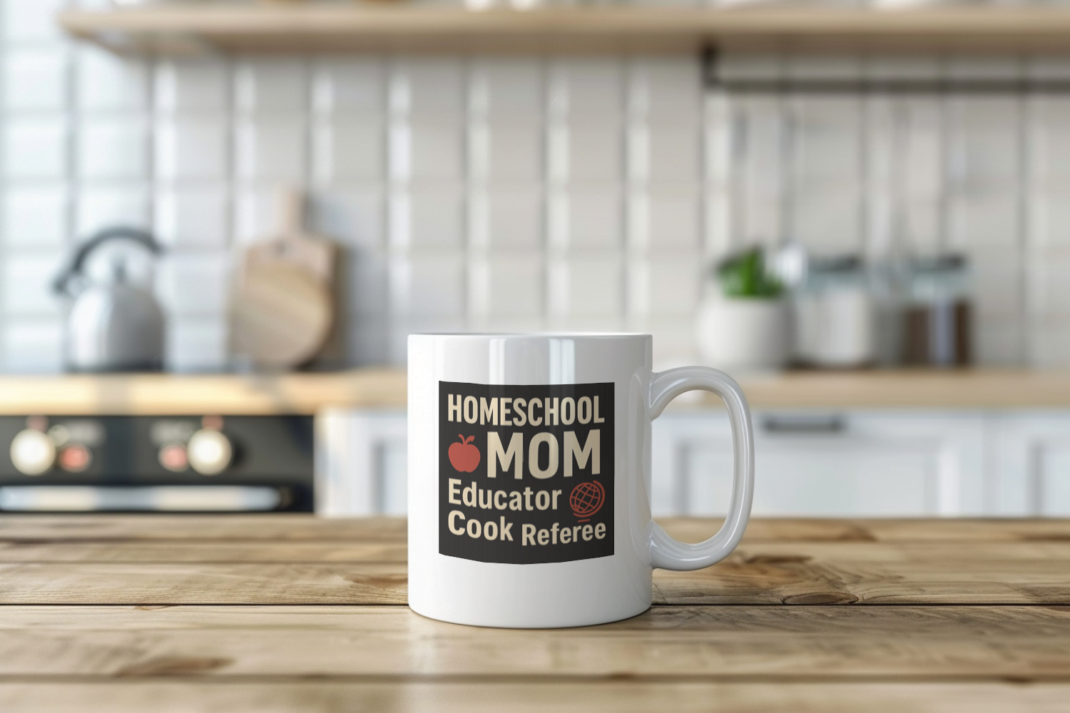 Homeschool Mom Educator Cook Referee Ceramic Mug