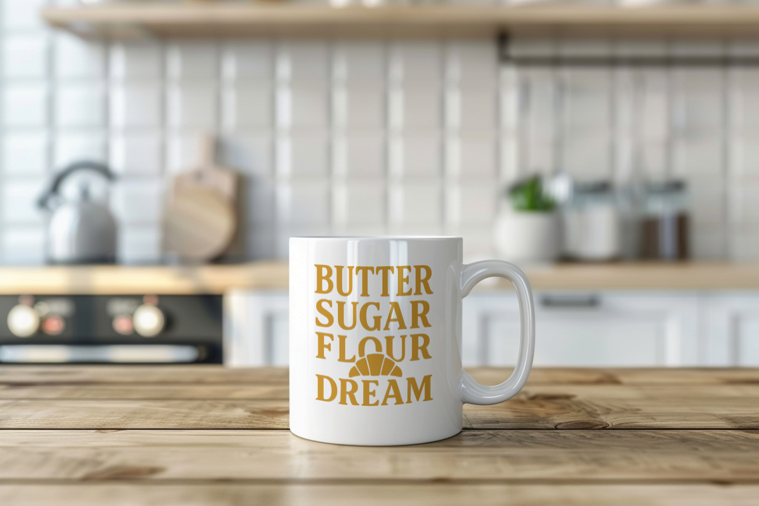 Pastry Chef Butter Sugar Morning Dream Coffee Mug | Chef Gift | Ceramic Mug