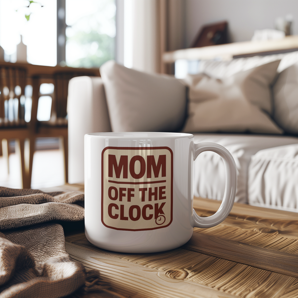 Mom Off The Clock Coffee Mug | Gift for Mom | Ceramic Mug