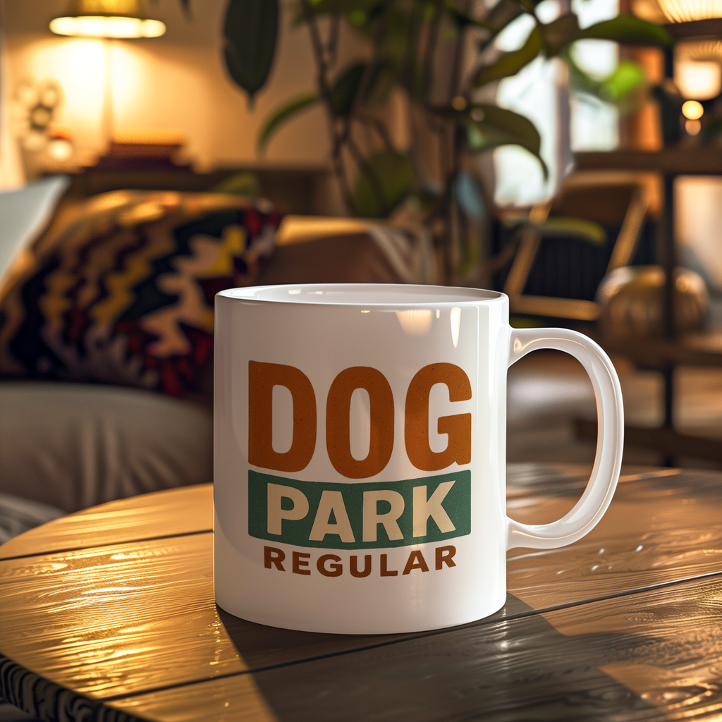 Dog Park Regular Est Whenever Coffee Mug | Dog Park Lover Gift | Ceramic Mug