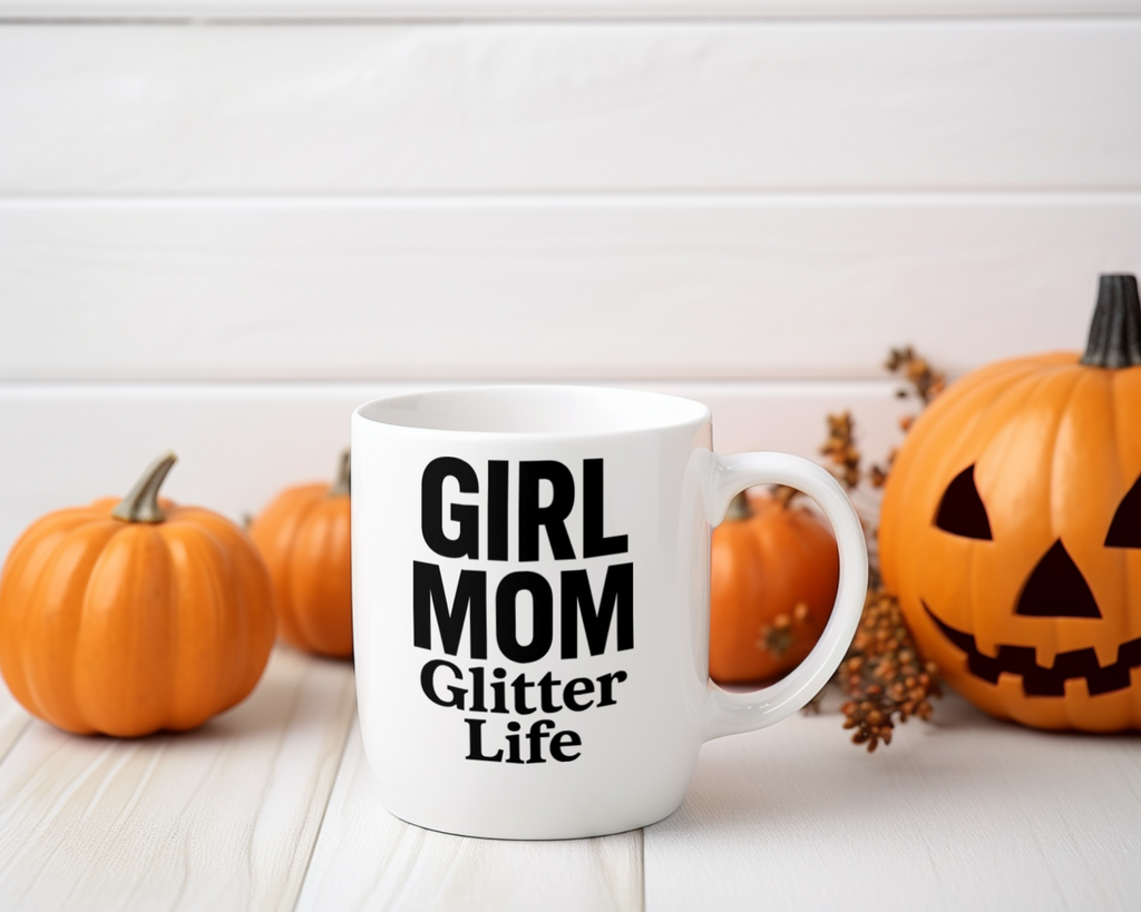 Girl Mom The Drama Is Real Coffee Mug | Funny Mom Gift | Ceramic Mug