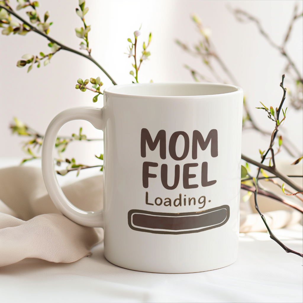 Mom Fuel In Progress Step Away Coffee Mug | Funny Mom Coffee Gift | Ceramic Mug