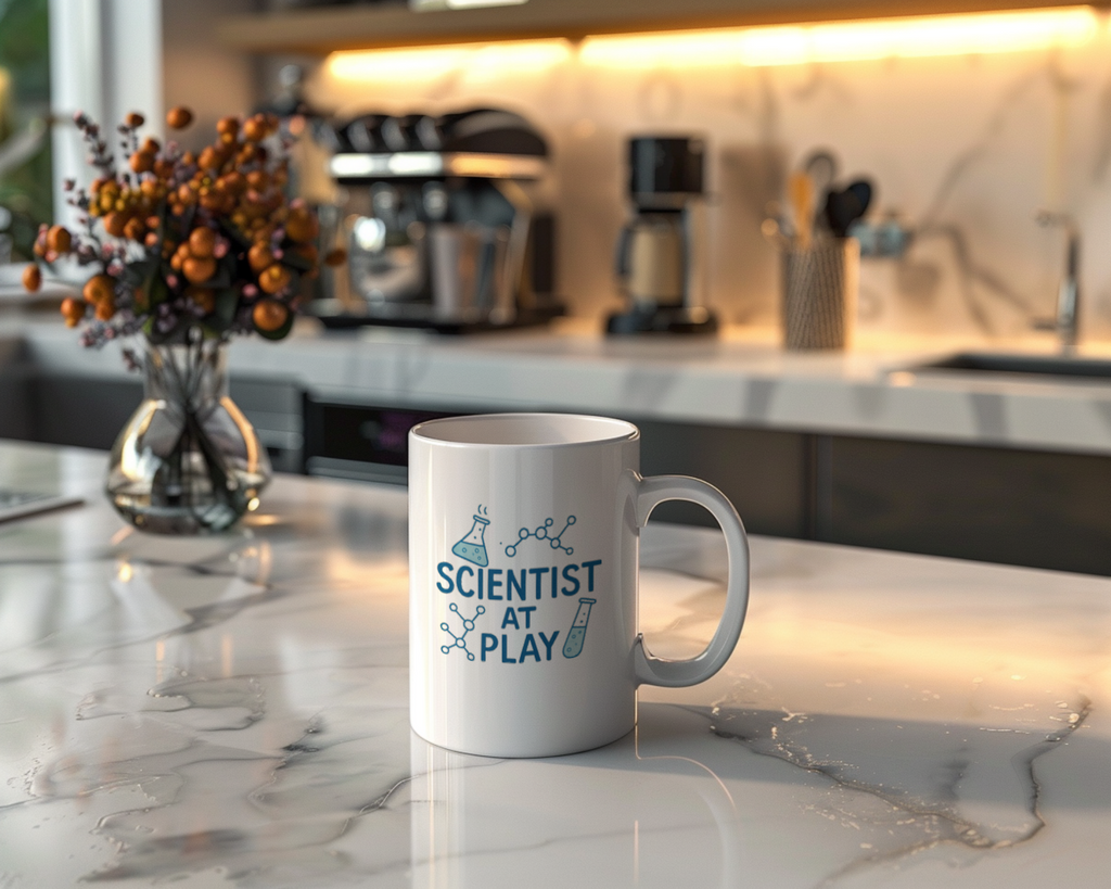 Scientist At Play Coffee Mug | Unique Gift | Ceramic Mug