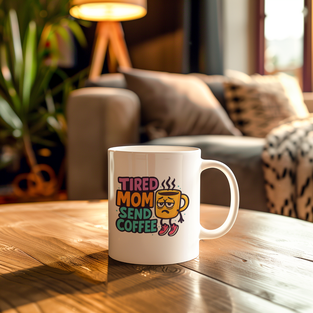 Tiredness Level Expert Mom Coffee Mug | Funny Mom Humor | Ceramic Mug