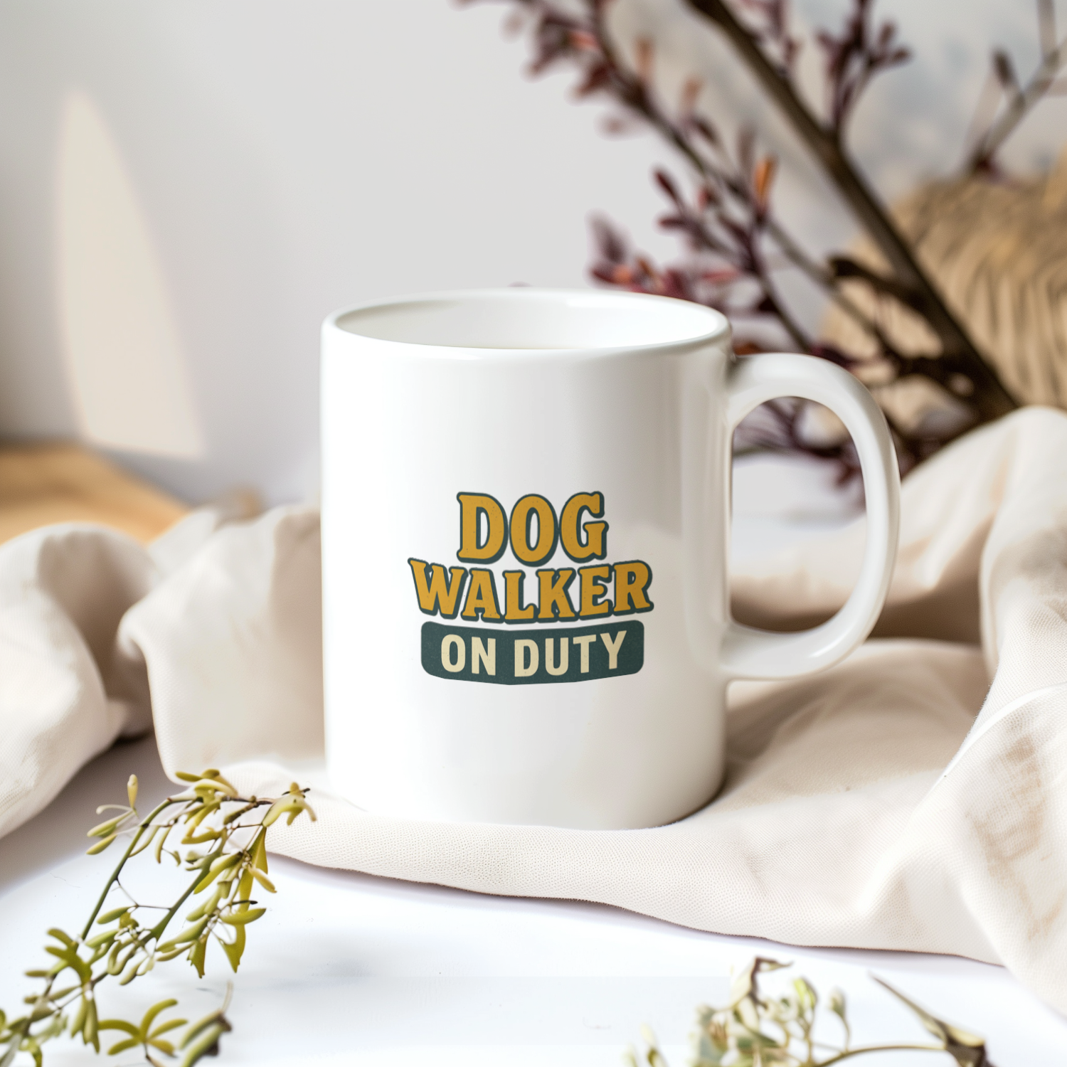 Dog Walking Champion No Days Off Coffee Mug | Dog Lover Gift | Ceramic Mug