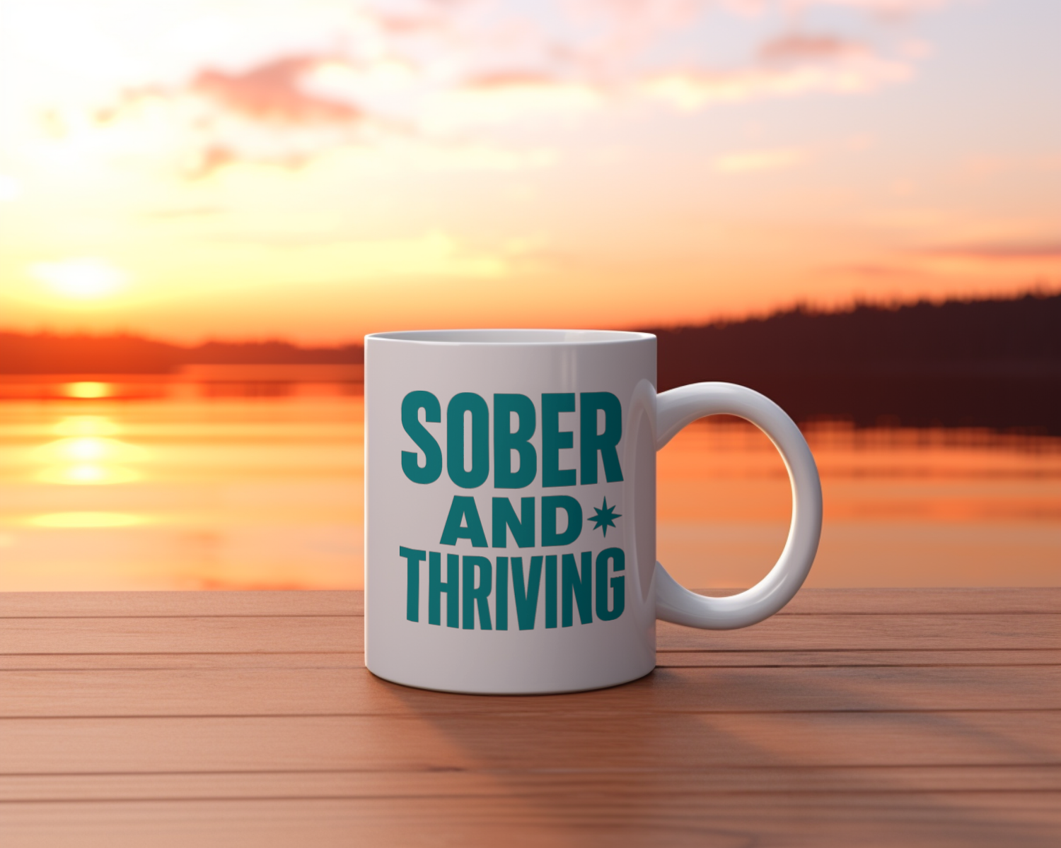 Sober And Thriving This Is My Party Cup Coffee Mug | Unique Gift | Ceramic Mug