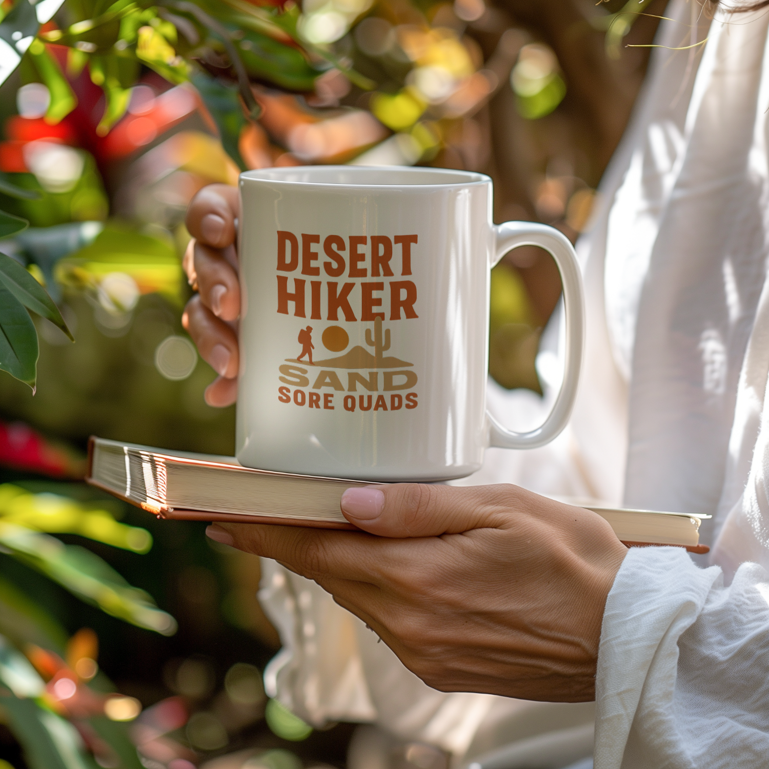 Desert Hiker Sand Sun And Sore Quads Coffee Mug | Unique Gift | Ceramic Mug