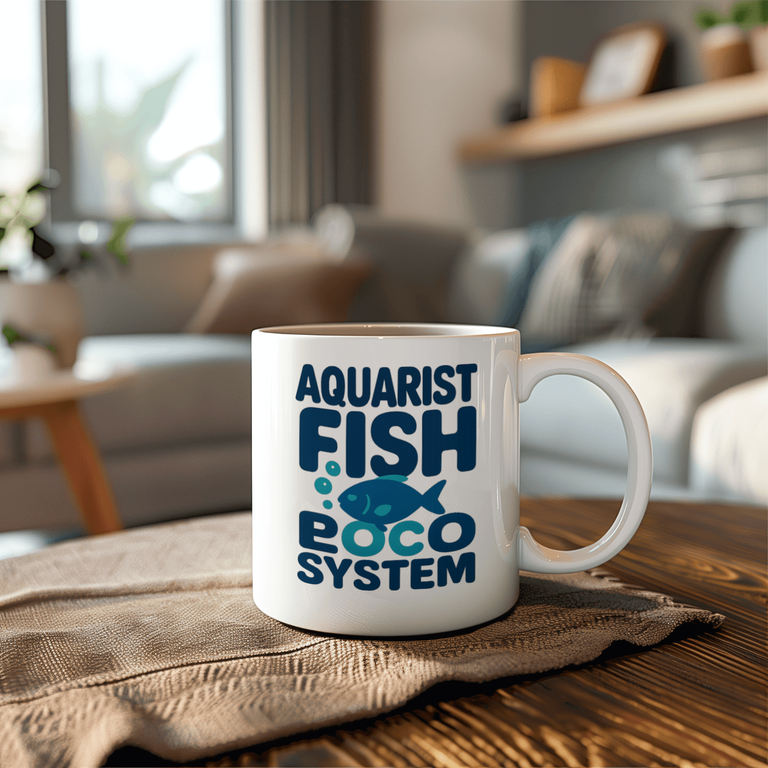 Aquarist Fish Room Is Its Own Ecosystem Coffee Mug | Unique Gift | Ceramic Mug