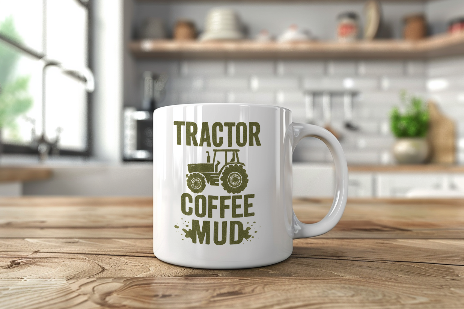 Weekend Farmer Tractor Coffee Mud Coffee Mug | Coffee Lover Gift | Ceramic Mug