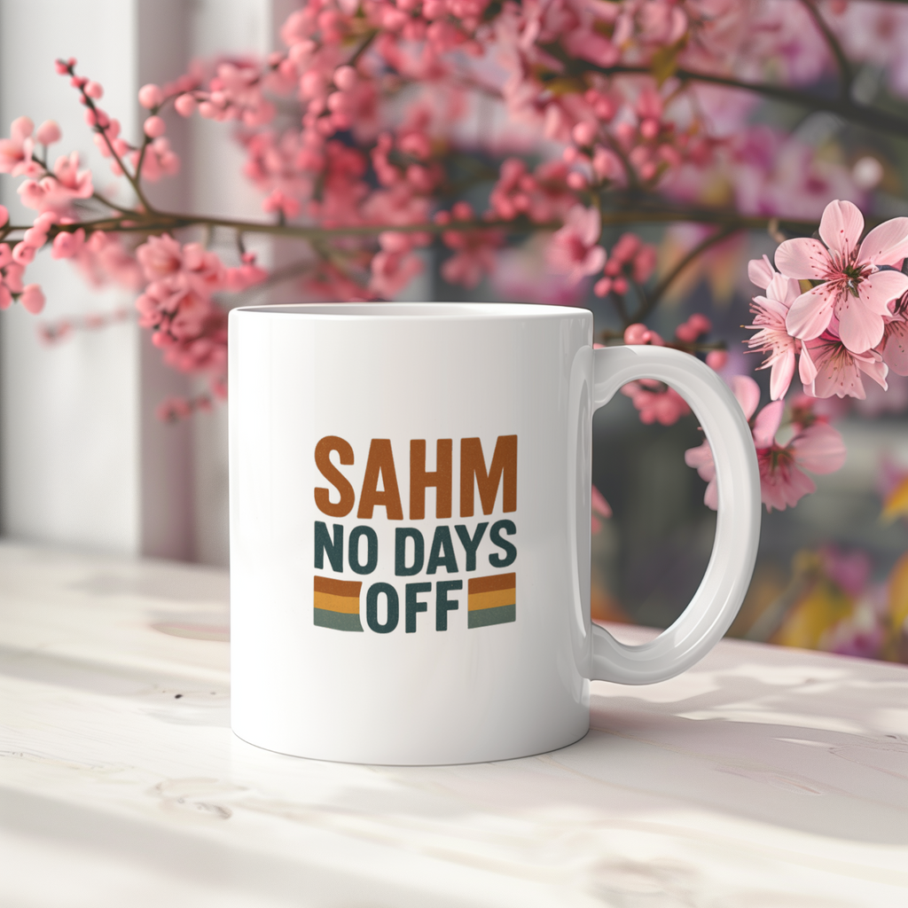 SAHM Running This Whole Show Coffee Mug | Funny Stay At Home Mom Gift | Ceramic Mug