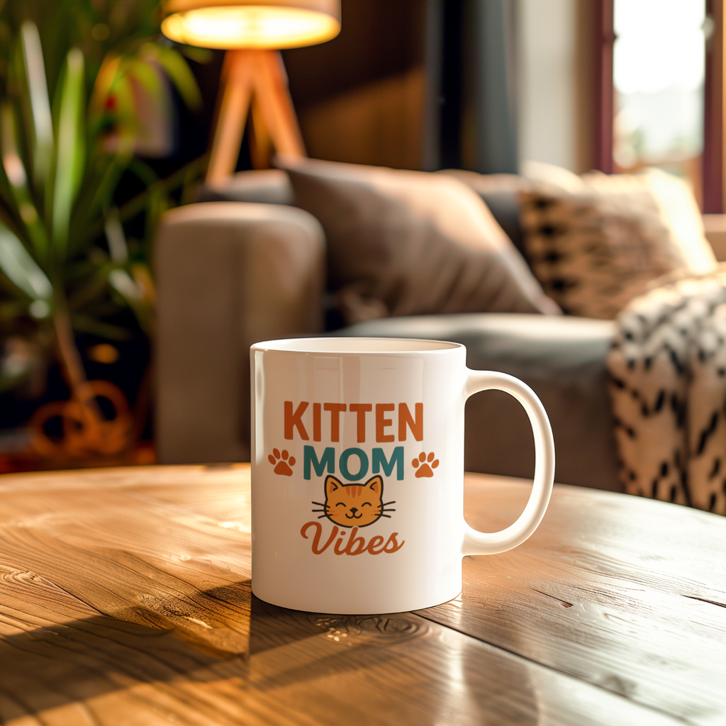 Kitten Whisperer On Duty Coffee Mug | Funny Cat Lover Gift | Ceramic Mug