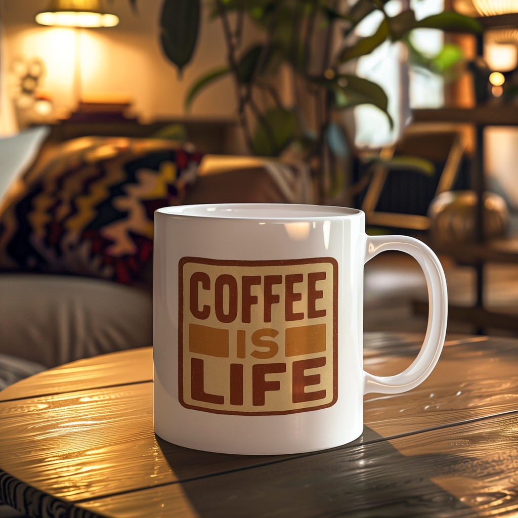 Coffee Is Life Science Agrees Coffee Mug | Funny Coffee Gift | Ceramic Mug