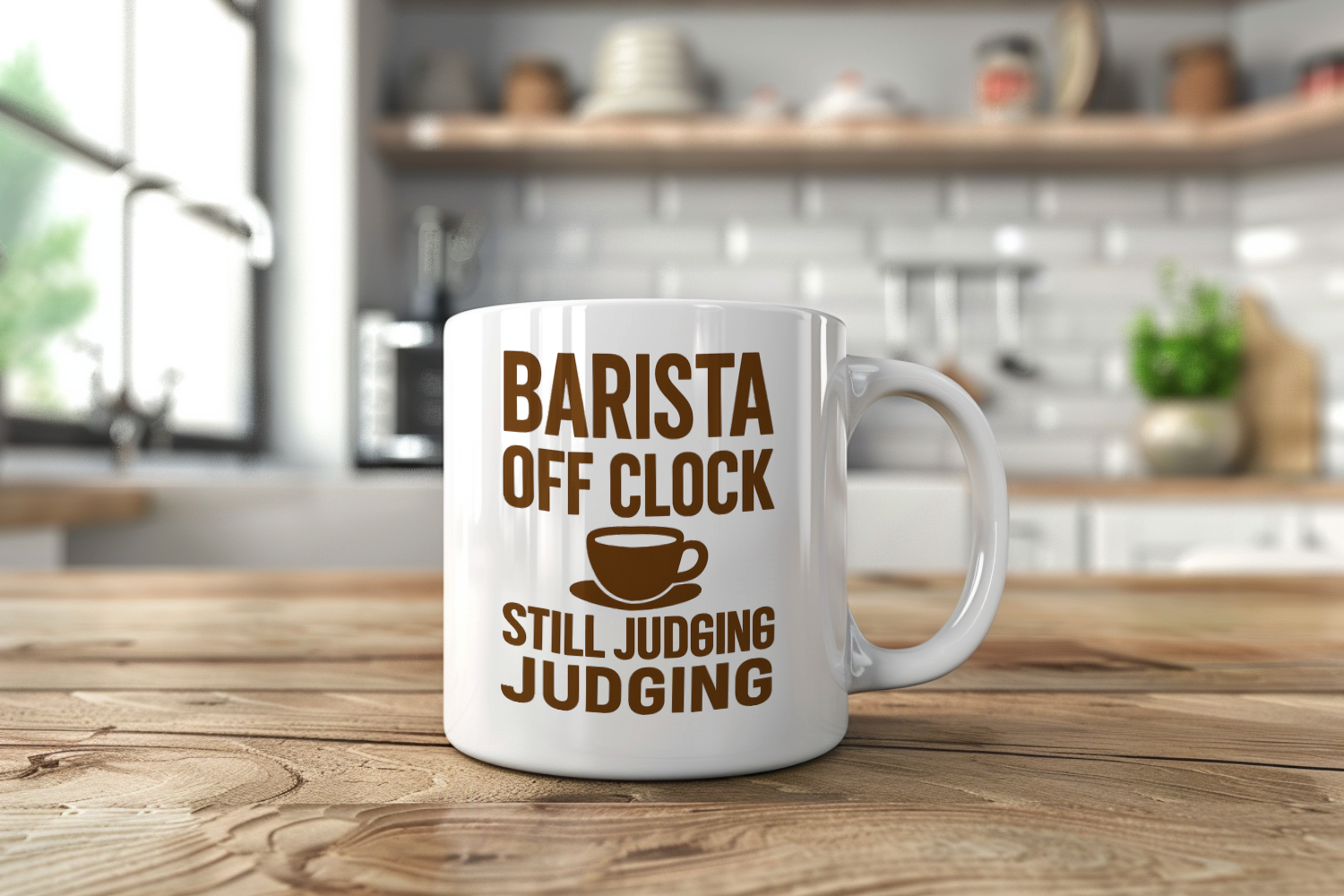 Barista Off The Clock Still Judging Your Order Coffee Mug | Unique Gift | Ceramic Mug
