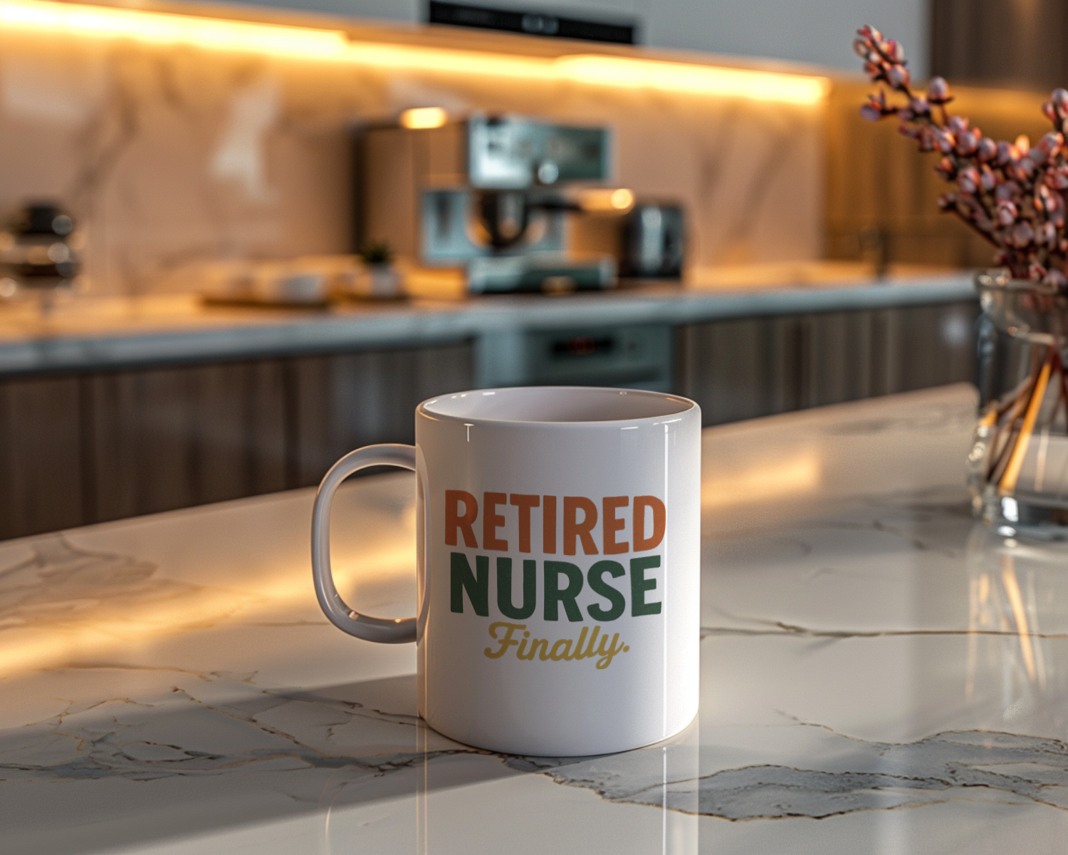 Formerly Your Nurse Retired And Loving It Coffee Mug | Retired Nurse Gift | Ceramic Mug