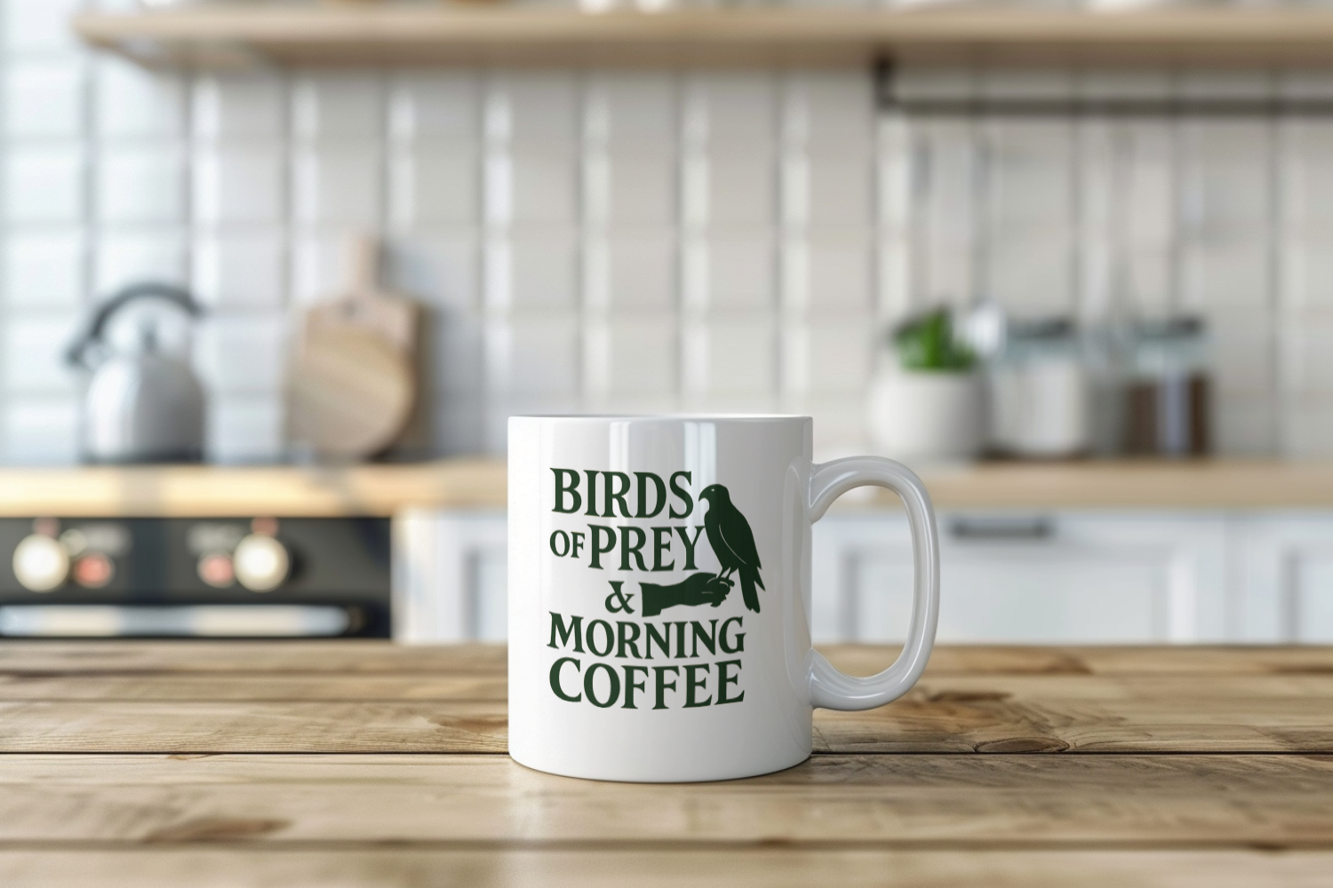 Falconer Birds Of Prey And Morning Coffee Coffee Mug | Coffee Lover Gift | Ceramic Mug