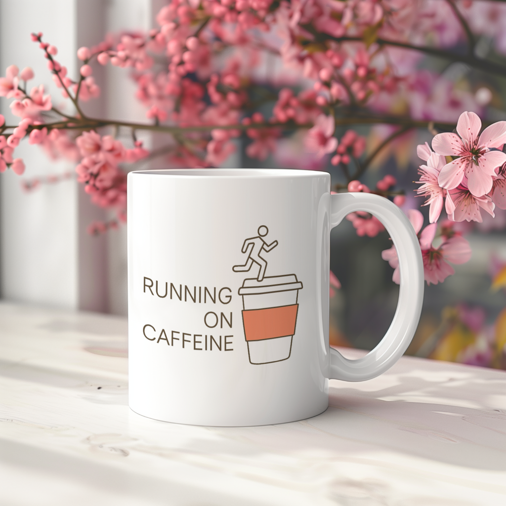 Fueled By Caffeine What Is Sleep Coffee Mug | Funny Caffeine Gift | Ceramic Mug