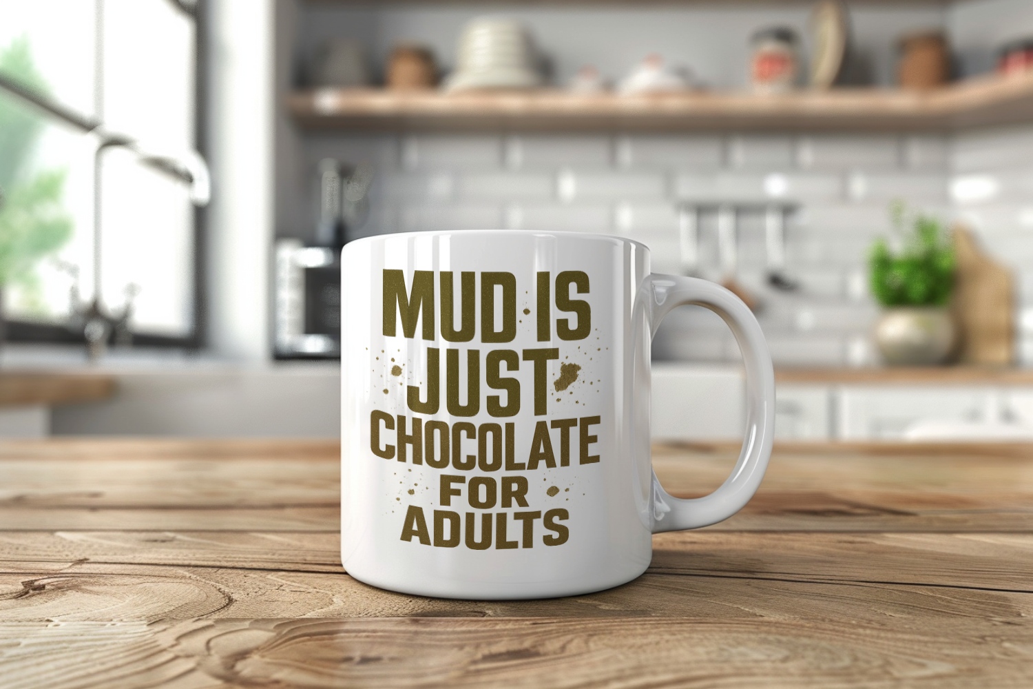 Obstacle Course Racer Mud Is Just Chocolate For Adults Coffee Mug | Unique Gift | Ceramic Mug