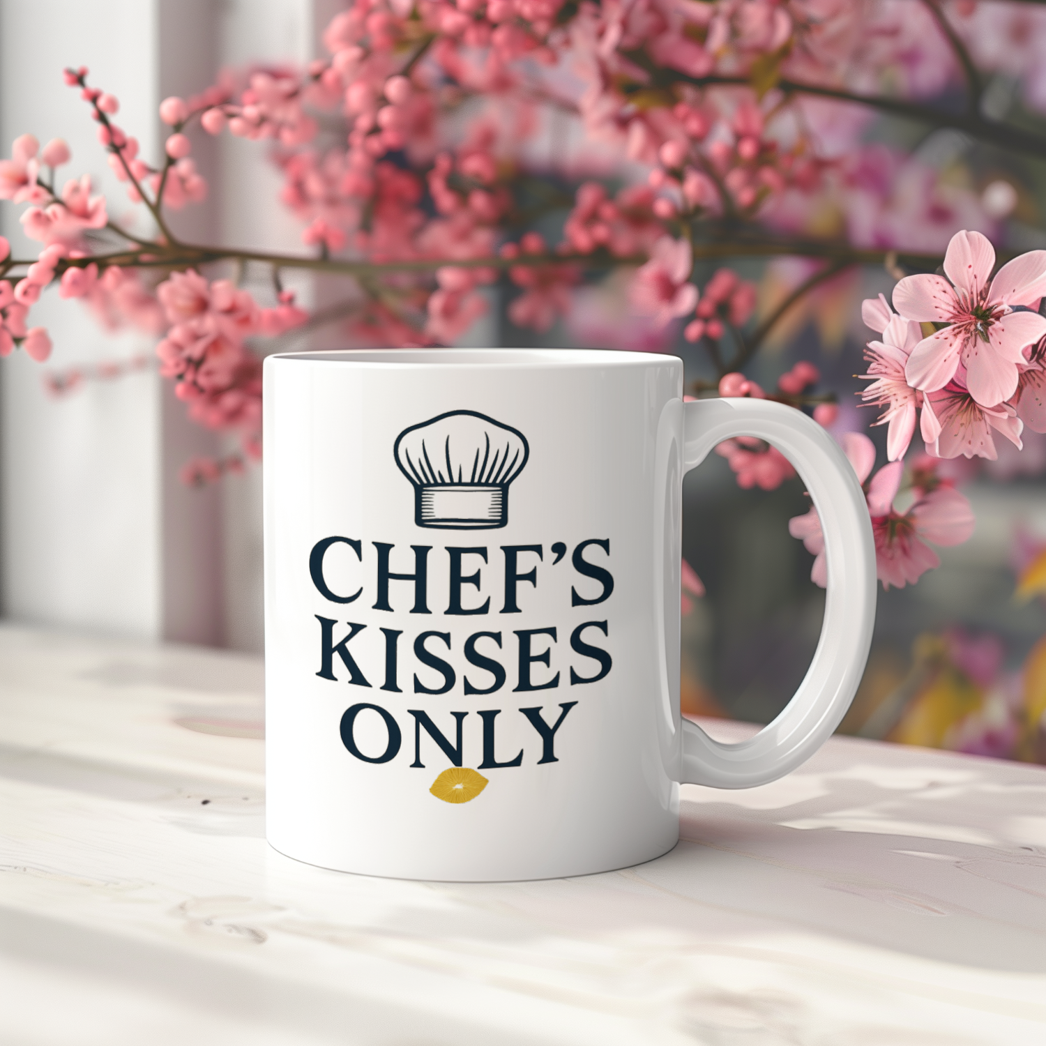 Chef's Kisses Only Coffee Mug | Chef Gift | Ceramic Mug