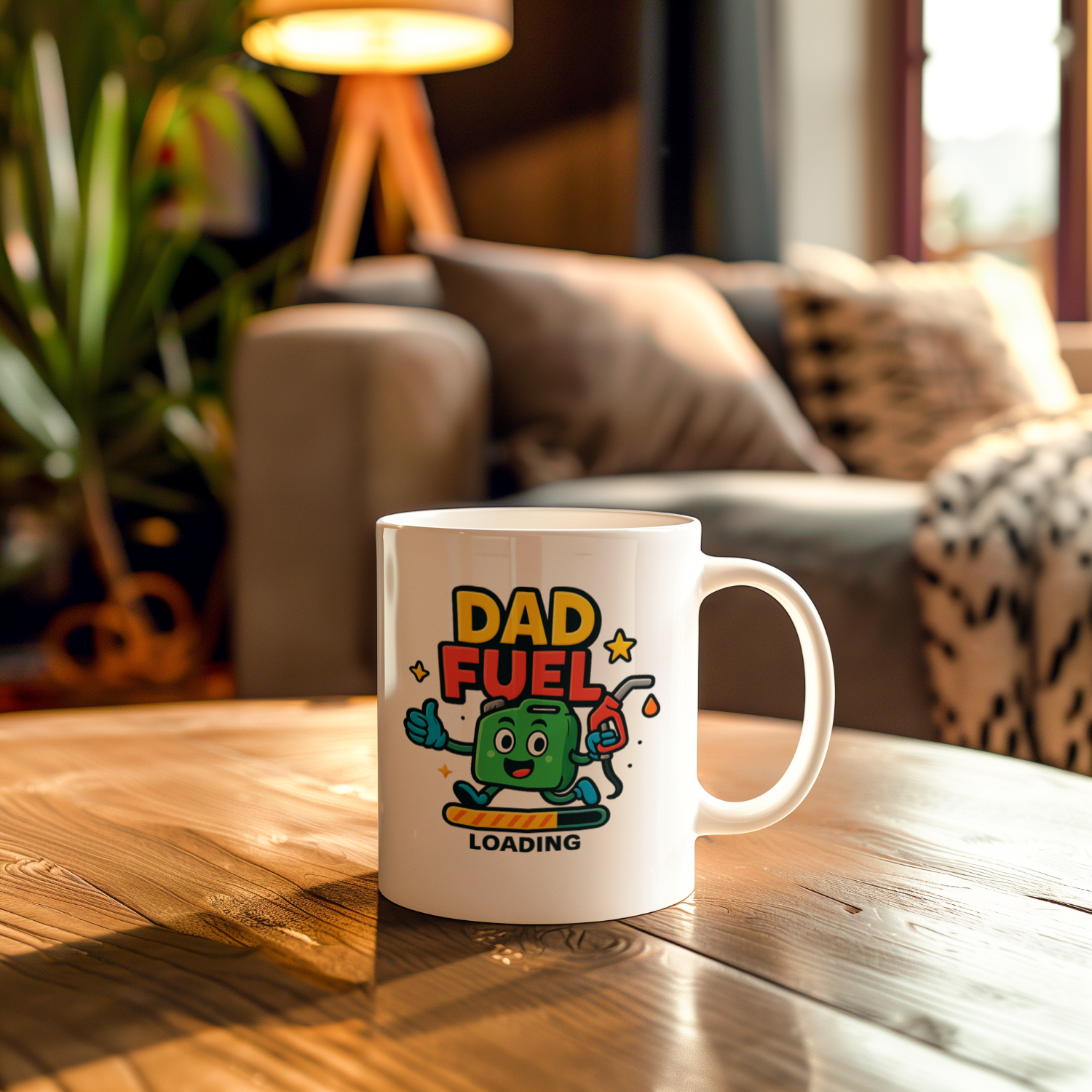 Dad Fuel In Progress Step Away Coffee Mug | Funny Father Gift | Ceramic Mug