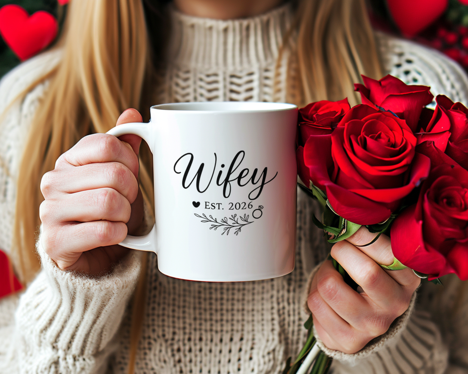Wifey Est 2026 Newlywed Coffee Mug | Unique Gift | Ceramic Mug