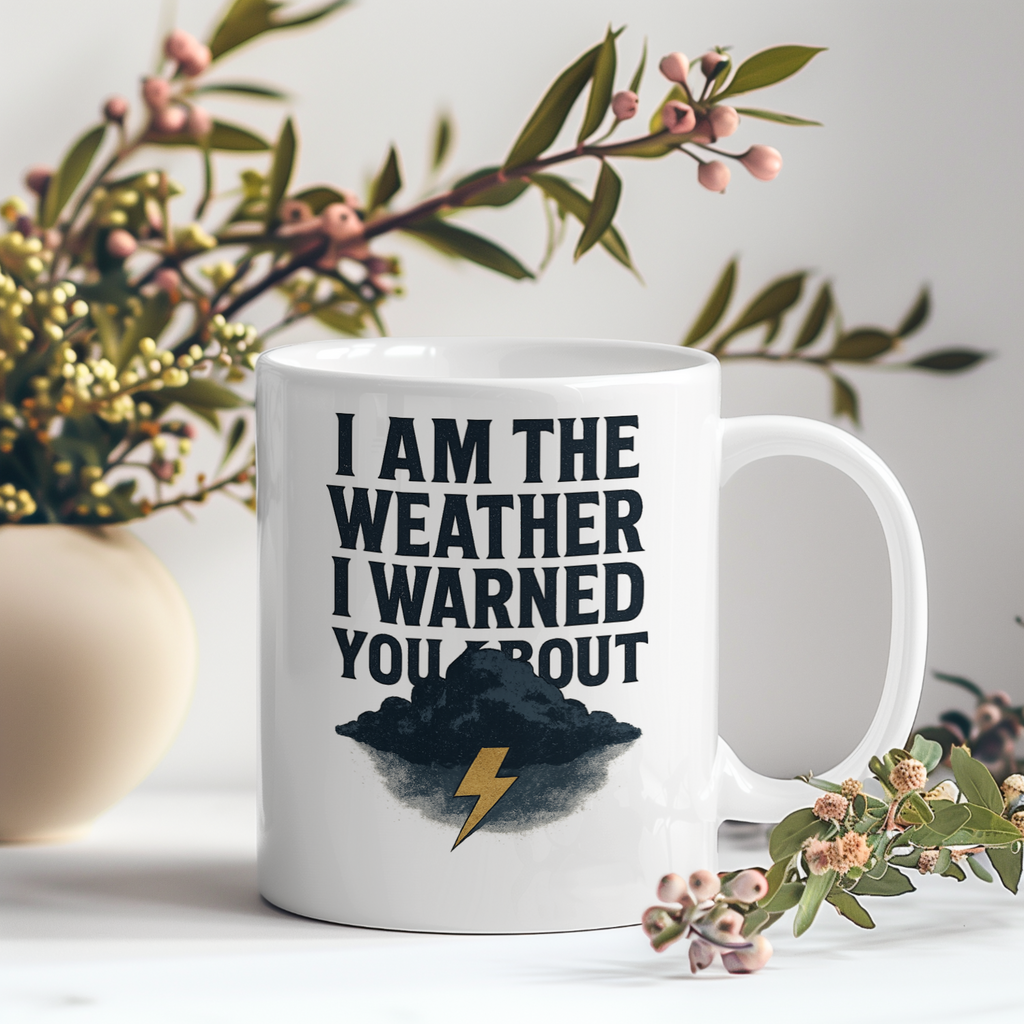 I Am The Weather I Warned You About Coffee Mug | Unique Gift | Ceramic Mug