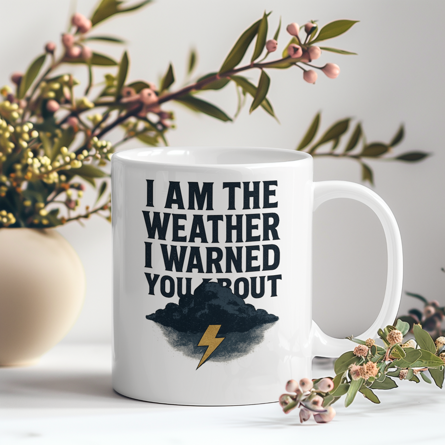 I Am The Weather I Warned You About Coffee Mug | Unique Gift | Ceramic Mug
