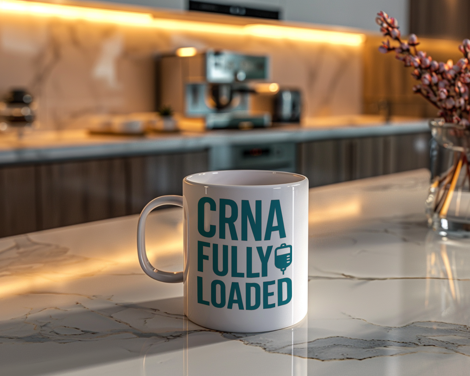 Nurse Anesthetist CRNA Fully Loaded Coffee Mug | Nurse Gift | Ceramic Mug