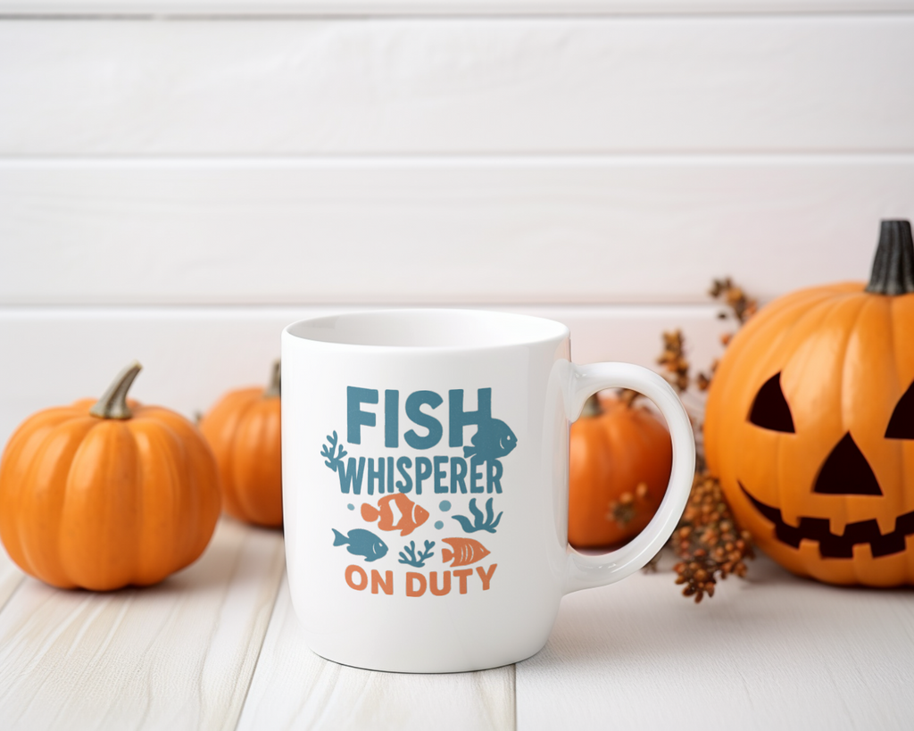 Aquarium Keeper Fish Whisperer On Duty Coffee Mug | Aquarium Lover Gift | Ceramic Mug