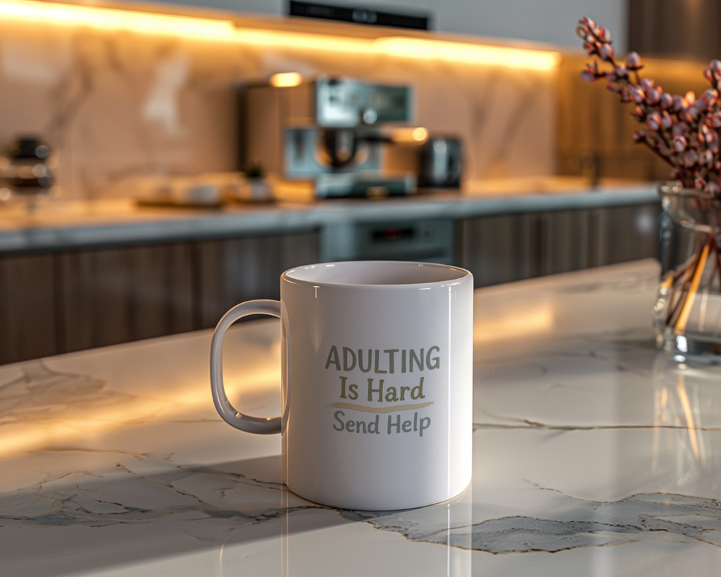 Did Not Order Adulting Coffee Mug | Funny Humor Gift | Ceramic Mug